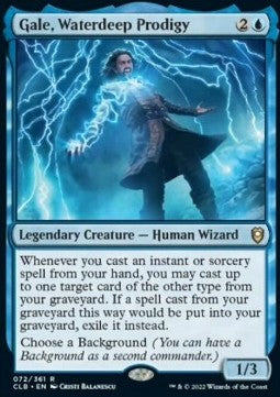 Gale, Prodigio di Waterdeep - Leggende di Commander: Battaglia per Baldur’s Gate (Rare) [CLB-72]