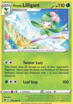Lilligant di Hisui - Lucentezza Siderale (Holo Rare) [ASR-016]