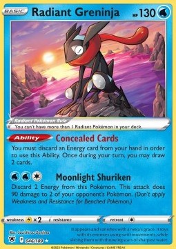 Greninja Lucente - Lucentezza Siderale (Ultra Rare) [ASR-046]
