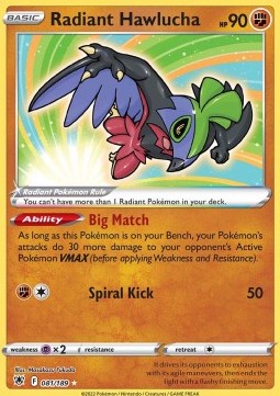 Hawlucha Lucente - Lucentezza Siderale (Ultra Rare) [ASR-081]