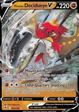 Decidueye di Hisui V - Lucentezza Siderale (Ultra Rare) [ASR-083]
