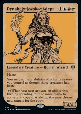 Dynaheir, Invocatrice Esperta - Leggende di Commander: Battaglia per Baldur’s Gate: Extras (Rare) [XCLB-421]