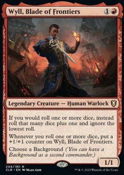 Wyll, Lama delle Frontiere - Leggende di Commander: Battaglia per Baldur’s Gate (Rare) [CLB-208]