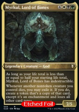 Myrkul, Signore delle Ossa - Leggende di Commander: Battaglia per Baldur’s Gate: Extras (Rare) [XCLB-544]