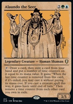 Alaundo il Veggente - Leggende di Commander: Battaglia per Baldur’s Gate: Extras (Rare) [XCLB-412]