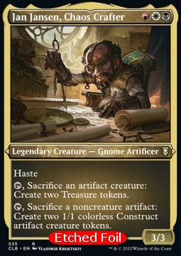 Jan Jansen, Artigiano del Caos - Leggende di Commander: Battaglia per Baldur’s Gate: Extras (Rare) [XCLB-535]