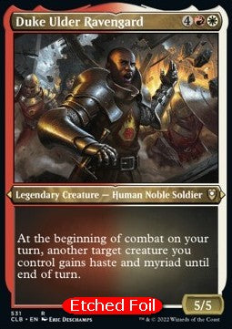 Duca Ulder Ravengard - Leggende di Commander: Battaglia per Baldur’s Gate: Extras (Rare) [XCLB-531]