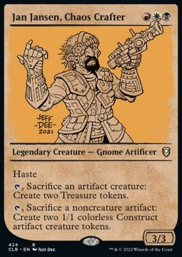 Jan Jansen, Artigiano del Caos - Leggende di Commander: Battaglia per Baldur’s Gate: Extras (Rare) [XCLB-424]
