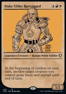 Duca Ulder Ravengard - Leggende di Commander: Battaglia per Baldur’s Gate: Extras (Rare) [XCLB-420]