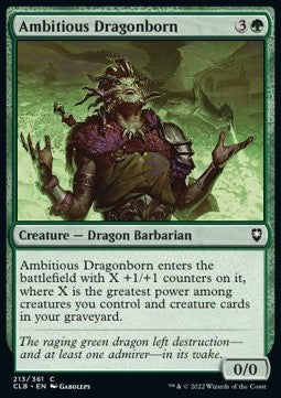 Dragonide Ambiziosa - Leggende di Commander: Battaglia per Baldur’s Gate (Common) [CLB-213]