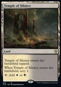 Tempio del Silenzio - Leggende di Commander: Battaglia per Baldur’s Gate: Extras (Rare) [XCLB-924]