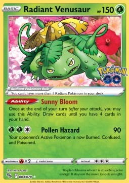 Venusaur Lucente - Pokémon GO (Ultra Rare) [PGO-004]