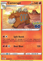 Camerupt - Pokémon GO (Uncommon) [PGO-014]
