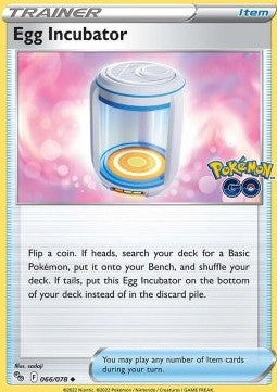 Incubatrice Uova - Pokémon GO (Uncommon) [PGO-066]