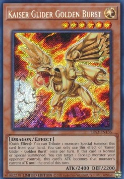 Kaiser Glider - Esplosione Dorata - Duellanti Leggendari: Stagione 3 (Secret Rare) [LDS3-136]