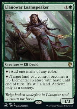 Sussurraterra di Llanowar - Dominaria Unita (Rare) [DMU-170]