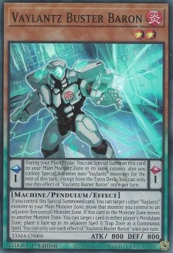 Barone Combattente Vaylantz - Maestri di Tattica (Super Rare) [TAMA-005]