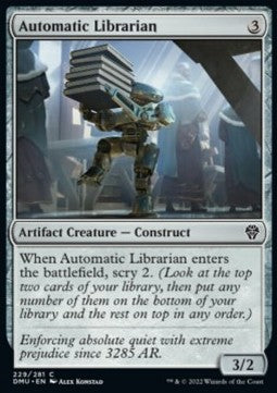 Bibliotecario Meccanico - Dominaria Unita (Common) [DMU-229]