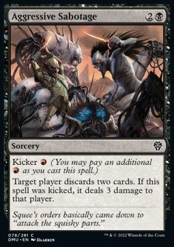 Sabotaggio Aggressivo - Dominaria Unita (Common) [DMU-78]