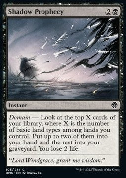 Profezia dell'Ombra - Dominaria Unita (Common) [DMU-105]