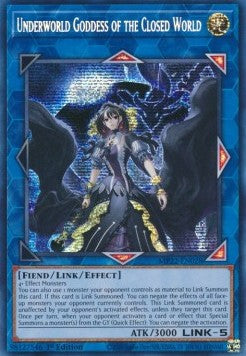 Dea del Mondo Sotterraneo del Mondo Chiuso - Tin delle Divinità del Faraone 2022 (Secret Rare) [MP22-028]