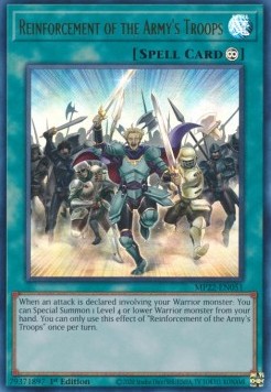 Truppe dei Rinforzi dell'Esercito - Tin delle Divinità del Faraone 2022 (Ultra Rare) [MP22-051]