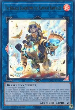 Tri-Brigata Bearbrumm la Sfrenata Furiosa - Tin delle Divinità del Faraone 2022 (Ultra Rare) [MP22-085]