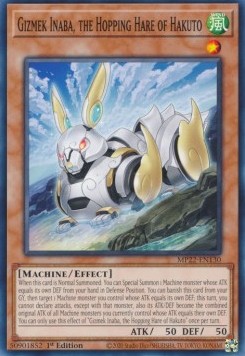 Gizmeck Inaba, la Saltellante Lepre di Hakuto - Tin delle Divinità del Faraone 2022 (Common) [MP22-130]