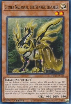Gizmeck Naganaki, il Segnalatore dell'Alba - Tin delle Divinità del Faraone 2022 (Common) [MP22-131]