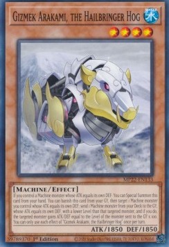 Gizmeck Arakami, il Cinghiale Portagrandine - Tin delle Divinità del Faraone 2022 (Common) [MP22-133]