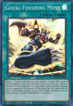 Mossa Finale Gouki - Tin delle Divinità del Faraone 2022 (Super Rare) [MP22-185]
