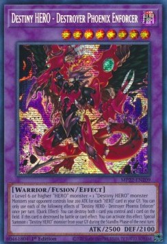 Distruttore Fenice Sorvegliante - EROE del Destino - Tin delle Divinità del Faraone 2022 (Secret Rare) [MP22-209]
