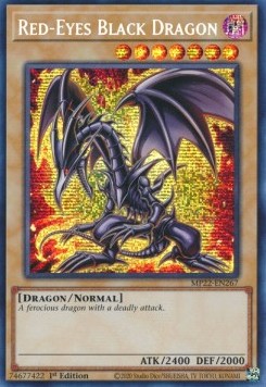 Drago Nero Occhi Rossi - Tin delle Divinità del Faraone 2022 (Secret Rare) [MP22-267]