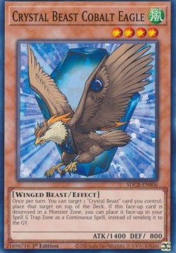 Bestia Cristallo Aquila Cobalto - Structure Deck: Legend of the Crystal Beasts (Common) [SDCB-006]