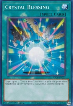 Benedizione Cristallo - Structure Deck: Legend of the Crystal Beasts (Common) [SDCB-021]