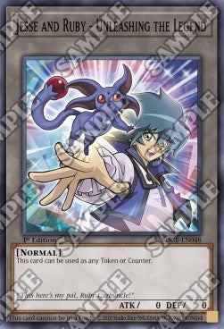Jesse and Ruby - Unleashing the Legend - Structure Deck: Legend of the Crystal Beasts (Token) [SDCB-048]