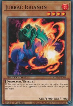 Jurrac Iguanon - Speed Duel GX: Esami Paradox (Common) [SGX2-C06]