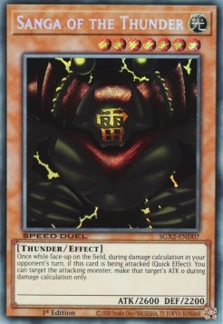 Sanga del Tuono - Speed Duel GX: Esami Paradox (Secret Rare) [SGX2-D07]