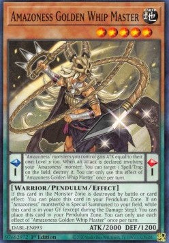 Maestra della Frusta d'Oro Amazoness - Darkwing Blast (Common) [DABL-093]