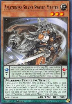 Maestra della Spada d'Argento Amazoness - Darkwing Blast (Common) [DABL-094]