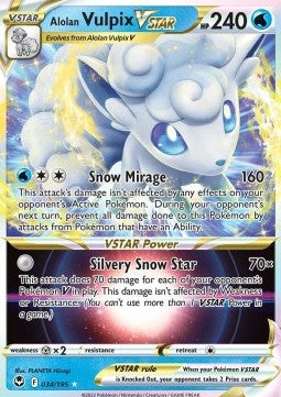 Vulpix di Alola V ASTRO - Tempesta Argentata (Ultra Rare) [SIT-034]