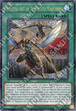 Arte Ninjitsu della Marcia delle Zanzare - Battles of Legend: Crystal Revenge (Ultra Rare) [BLCR-030]