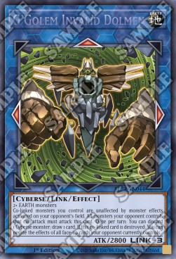 G Golem Dolmen Invalido - Battles of Legend: Crystal Revenge (Secret Rare) [BLCR-044]