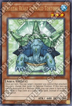 Bestia Cristallo Tartaruga Smeraldo - Battles of Legend: Crystal Revenge (Ultra Rare) [BLCR-049]