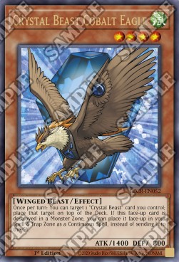 Bestia Cristallo Aquila Cobalto - Battles of Legend: Crystal Revenge (Ultra Rare) [BLCR-052]