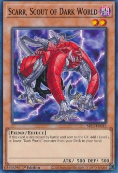 Scarr, Scout del Mondo Oscuro - Structure Deck: Dark World (Common) [SR13-012]