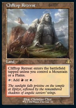 Rifugio in Cima al Dirupo - Dominaria Remastered: Extras (Rare) [XDMR-393]