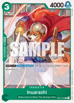 Inuarashi (OP01-034) - Romance Dawn (Common) [OP01-034]