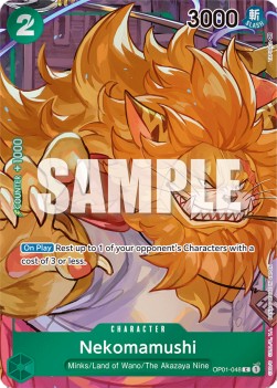 Nekomamushi (OP01-048) - Romance Dawn (Alternate Art) [OP01-048]