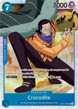 Crocodile (OP01-067) - Romance Dawn (Super Rare) [OP01-067]